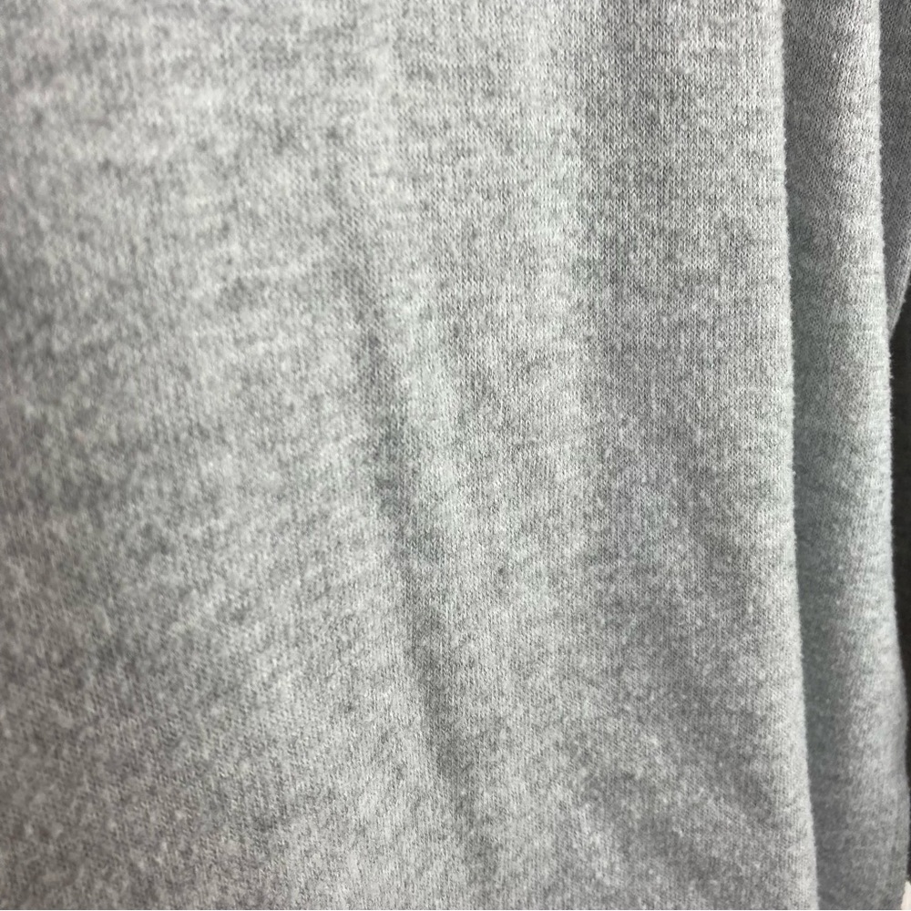 Lucky Brand S Small Basic Turtle Neck Top Gray Lightweight Stretch High Low Hem - Picture 8 of 8